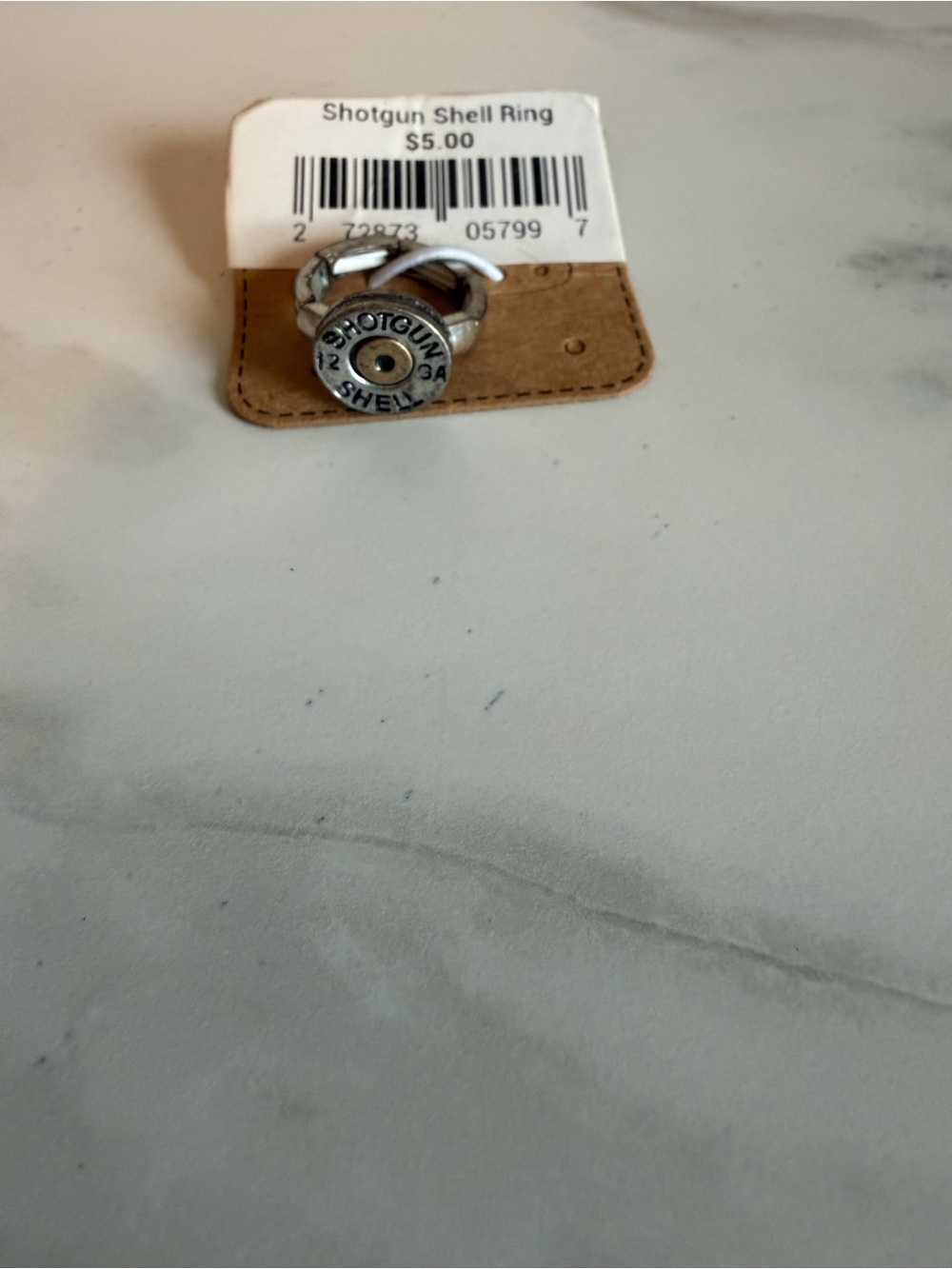 Shotgun Shell Ring - Silver